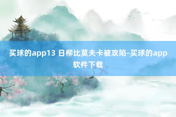 买球的app13 日柳比莫夫卡被攻陷-买球的app软件下载