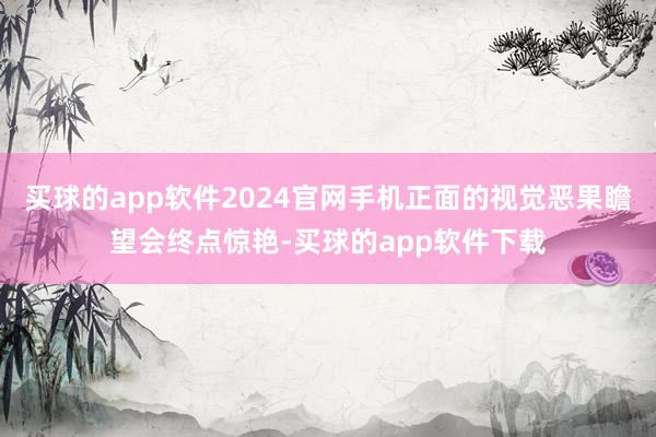 买球的app软件2024官网手机正面的视觉恶果瞻望会终点惊艳-买球的app软件下载